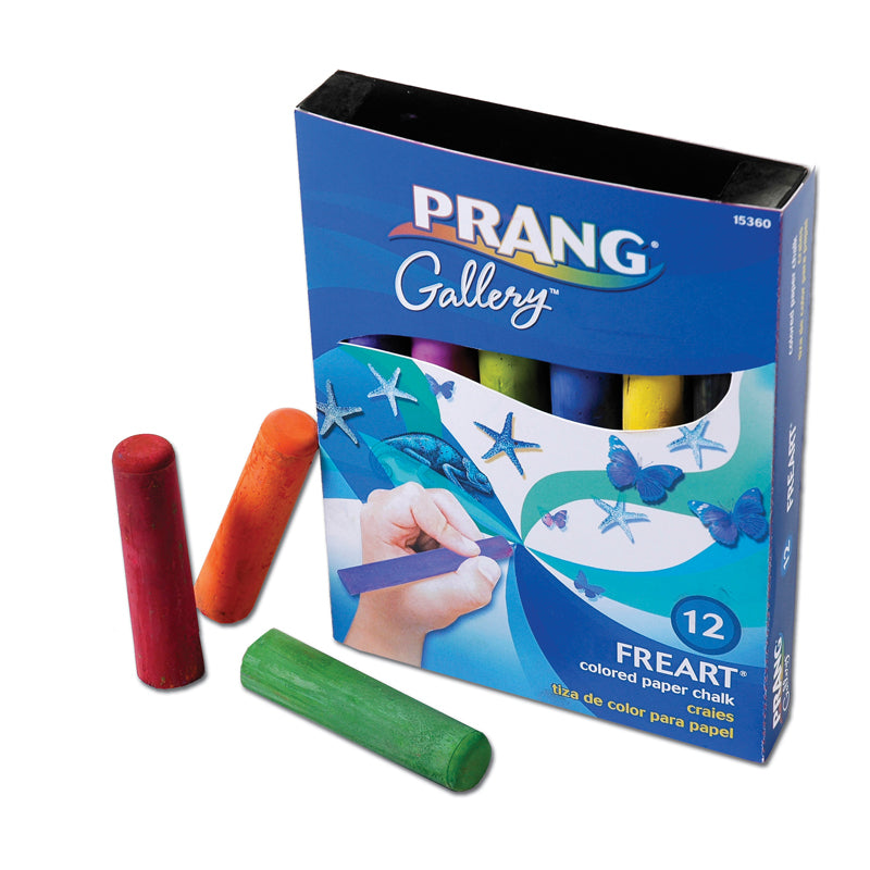 Prang Freart Artist Chalk 12 Color Box