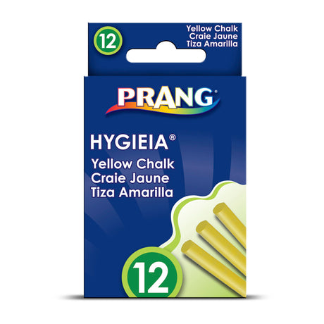Prang Hygieia Yellow Dustless Chalkboard Chalk