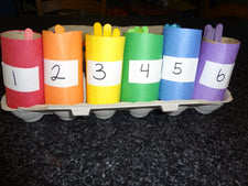 DIY Color Sorting/Counting Activity!