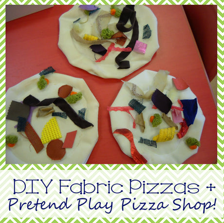 DIY Pizzas for a Pretend Play Pizza Shop!