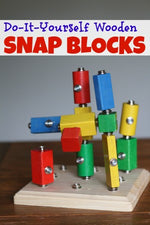 DIY Wooden Snap Blocks