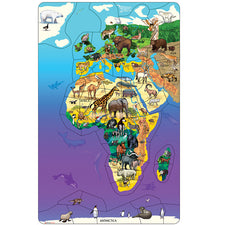 Wildlife Puzzle: Eurasia & Africa 