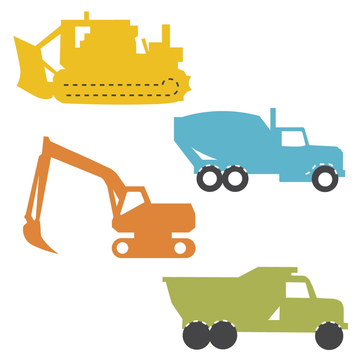 AccuCut Construction Die Cut Set, Large