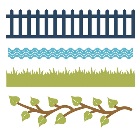 AccuCut Border Die Cut Set #2, Long Cut