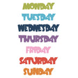 AccuCut Days of the Week Die Cut Set
