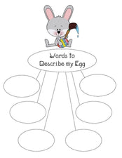 Easter Vocabulary Craftivity &amp; Printable