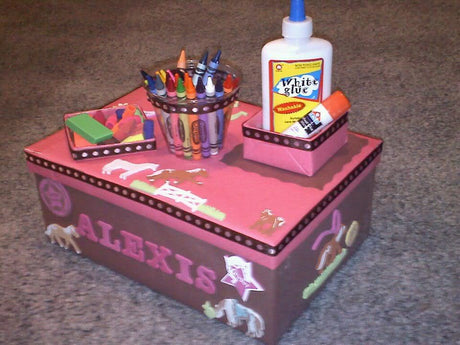 DIY Back-To-School Desktop Organizers