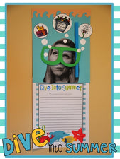 Dive Into Summer! - End of the Year Bulletin Board