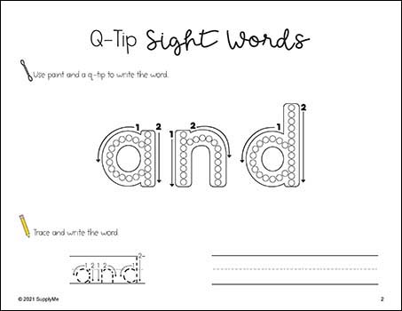 Preschool Sight Words Bundle - Dolch Pre-Primer Sight Word Worksheets, Printables, Flash Cards, And More! - 24 Activities