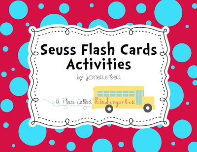 Dr. Seuss Math FREEbies - Printables for Flash Card Practice