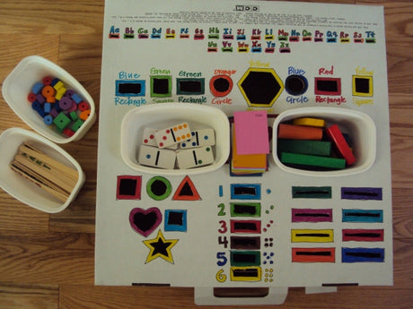 DIY Drop Box - Literacy & Math Center