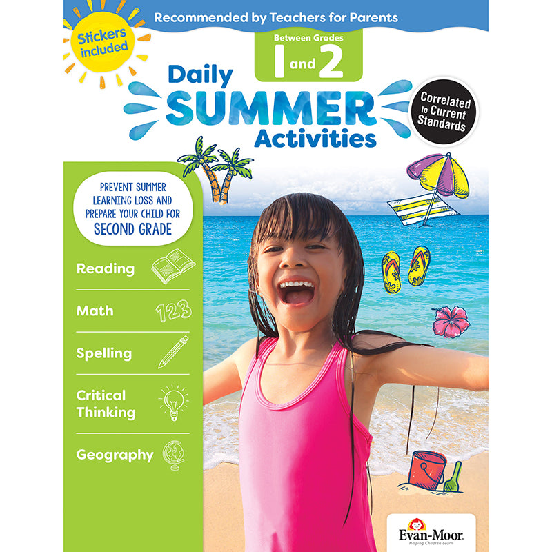Daily Summer Activities: Between Grades 1 and 2 