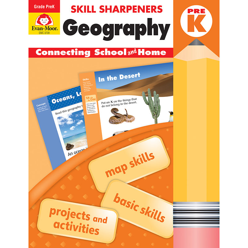 Skill Sharpeners: Geography, Grade PreK