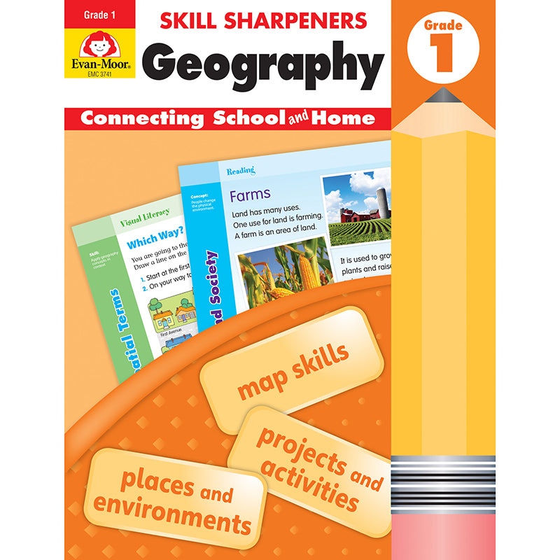 Skill Sharpeners: Geography, Grade 1