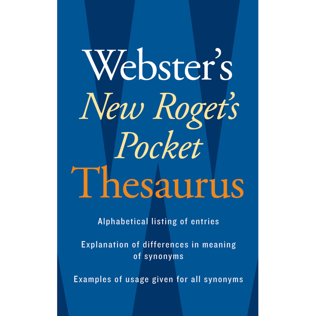 Houghton Mifflin Harcourt Websters New Rogets Thesaurus Pocket Edition