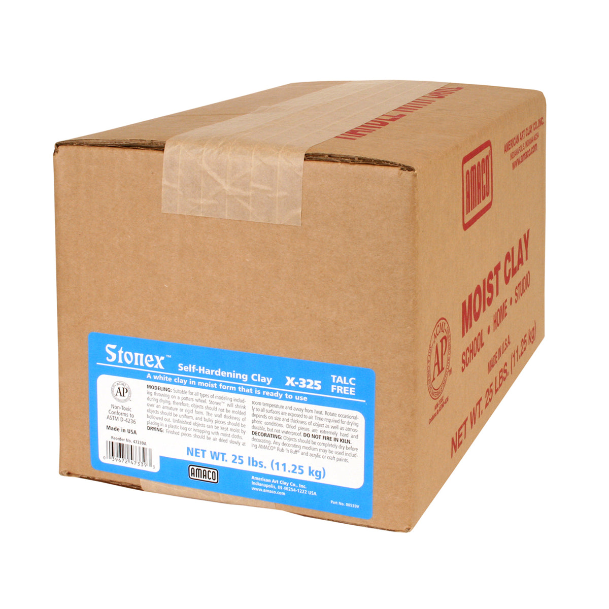 American Art Clay Stonex Self Hardening Clay, 25 Lbs