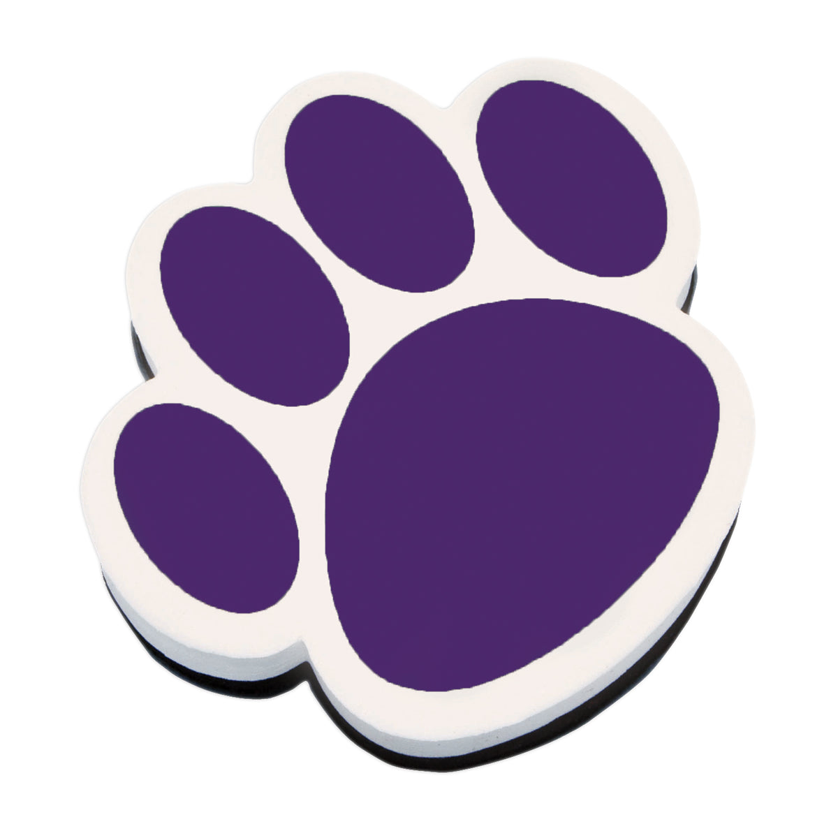 Ashley Productions Purple Paw Magnetic Whiteboard Eraser