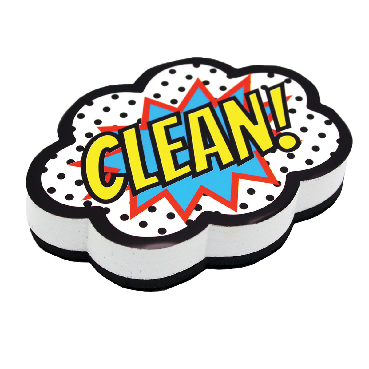 Ashley Productions Superhero Clean! Magnetic Whiteboard Eraser