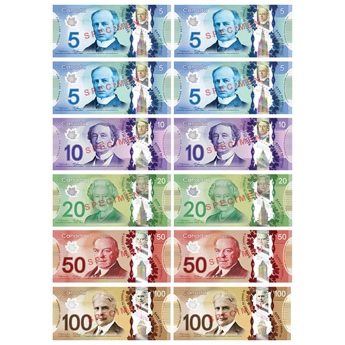 Ashley Productions Die-Cut Magnetic Canadian Dollars (discontinued)