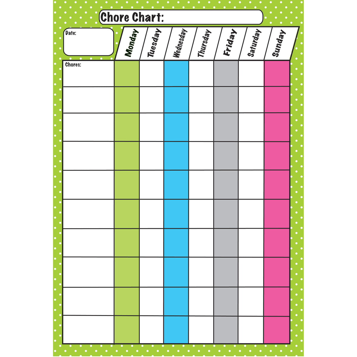 Ashley Productions Die-Cut Magnetic Class Management, Chore Chart