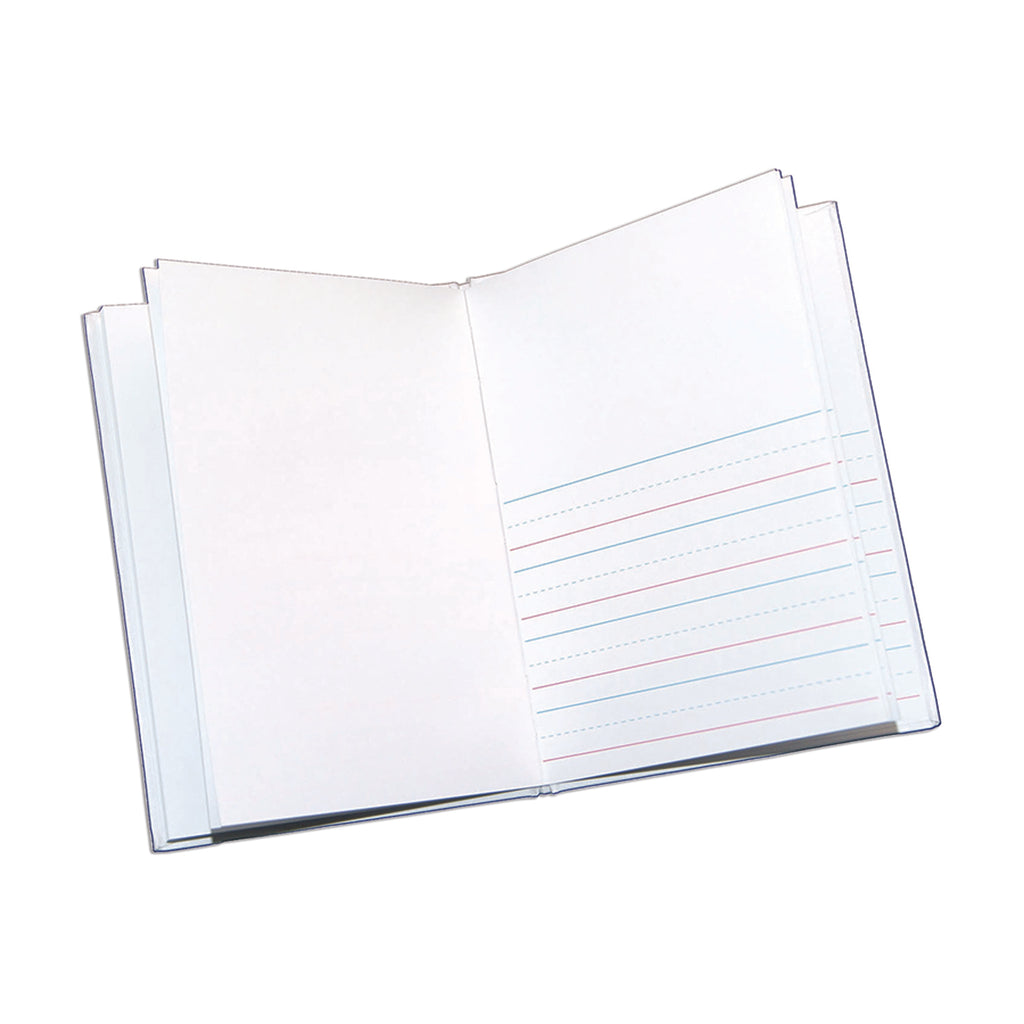 Ashley Productions White Hardcover Primary Lined Blank Book, 6" x 8"
