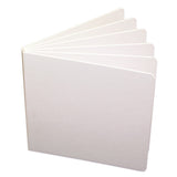 Ashley Productions White Hardcover Blank Chunky Board Book, 5" x 5"