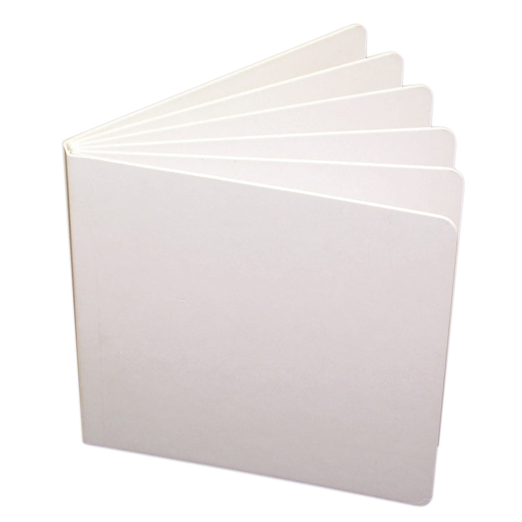 Ashley Productions White Hardcover Blank Chunky Board Book, 5" x 5"