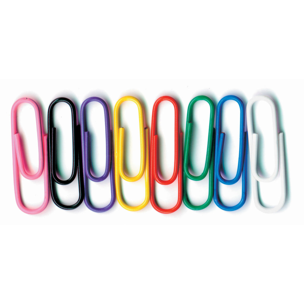 Baumgartens Vinyl Coated Paper Clips No 1 Size 100Pk