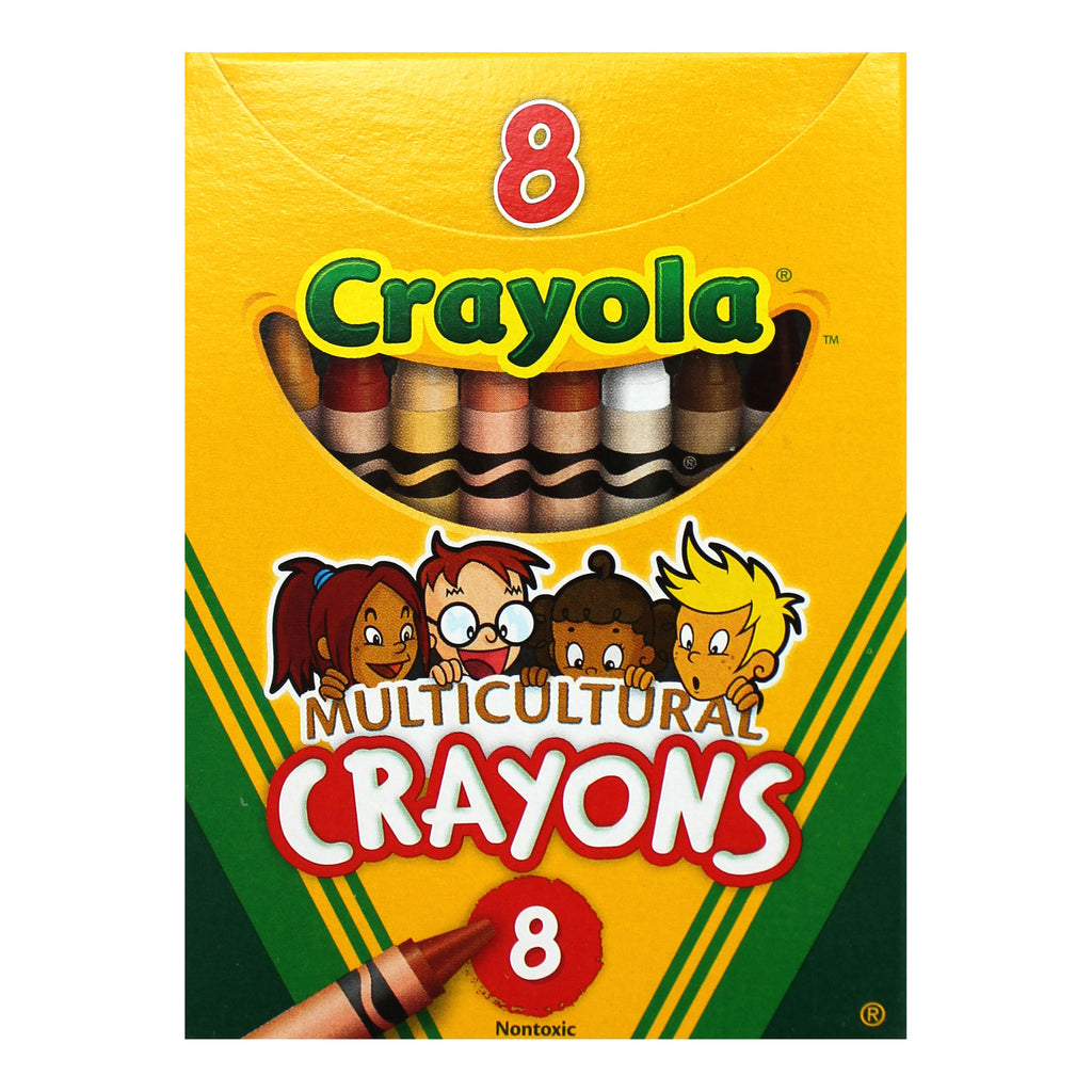 Crayola® Multicultural Crayons Reg 8Pk (discontinued)