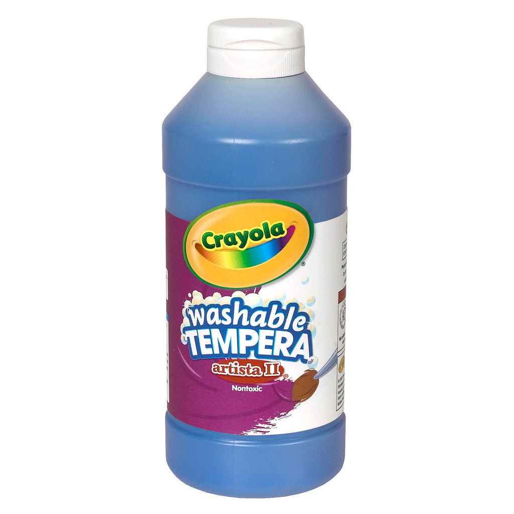 Crayola® Artista II Tempera 16 Oz Blue Washable Paint (discontinued)