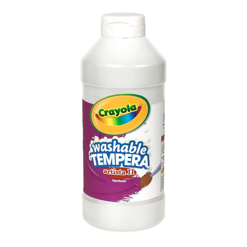 Crayola® Artista II Tempera 16 Oz White Washable Paint