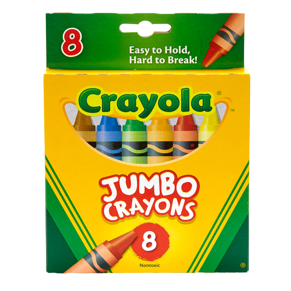 Crayola® Crayons Jumbo 8 Count Peggable Tuck Box