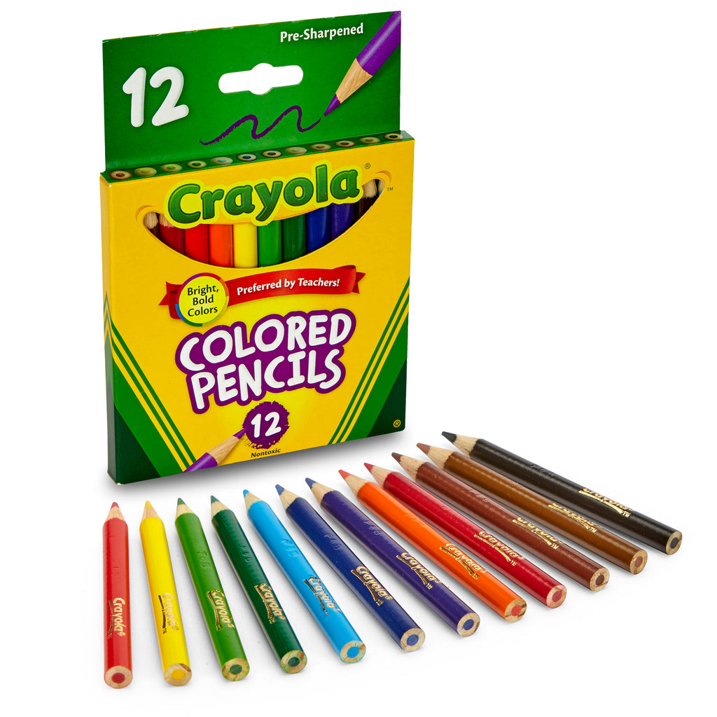 Crayola 12ct Kids Pre-Sharpened Colored Pencils