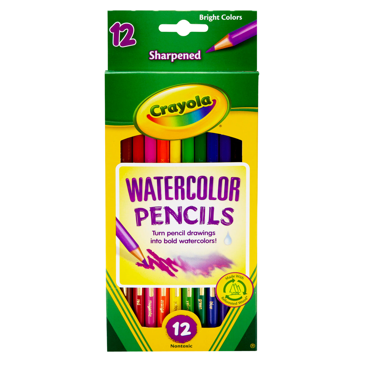 Crayola® Watercolor Pencils 12 Count Full Length