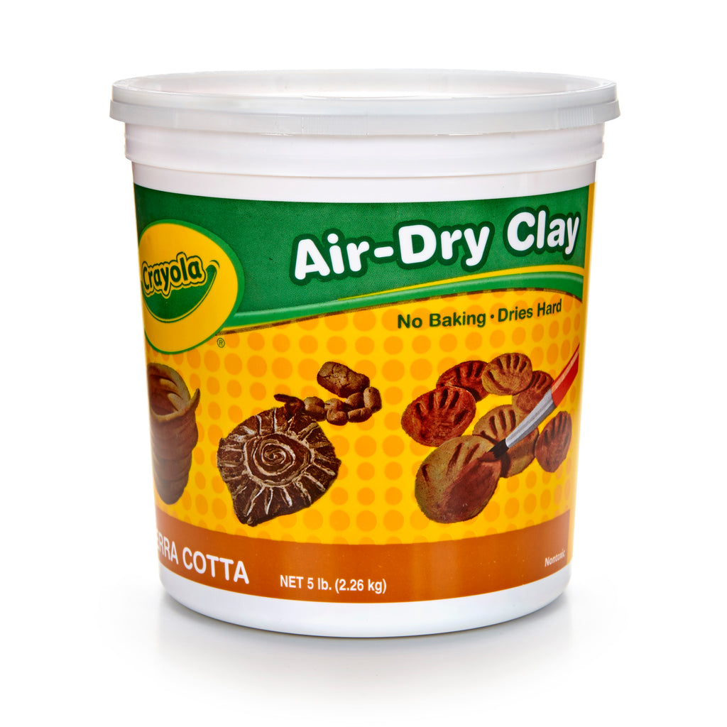 Crayola® Air-Dry Clay, 5 Lb Tub Terra Cotta