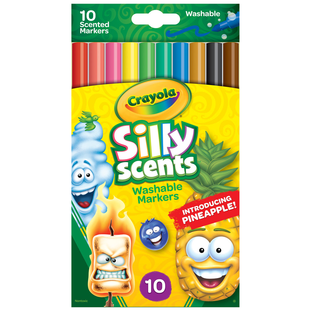 Crayola Silly Scents Coloring Book & Scented Markers, Fair