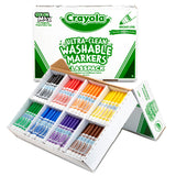 Crayola® Washable Markers Classpack, 200 Markers in 8 Colors