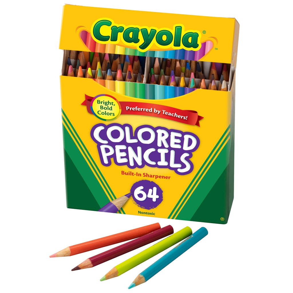 Crayola® Colored Pencils 64 Count Half Length