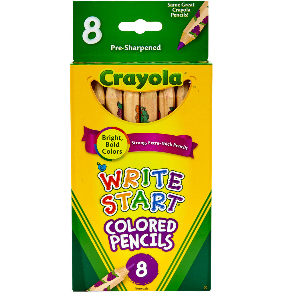 Crayola® Write Start 8 Count Colored Pencils
