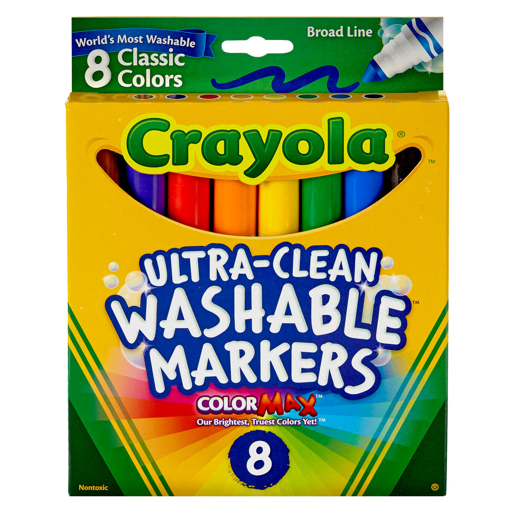 Crayola® Washable Coloring Markers 8 Colors