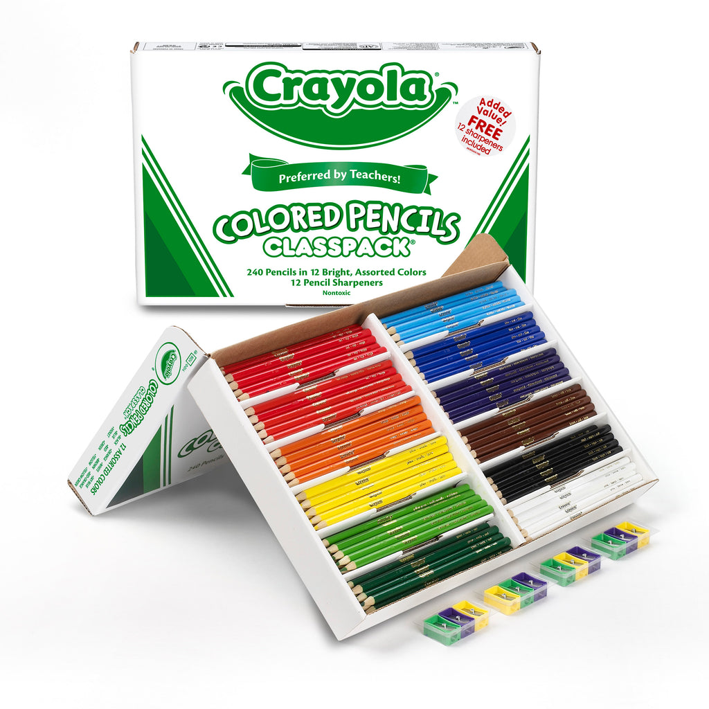 Crayola® Colored Pencils, 240 Count Classpack - Full Length