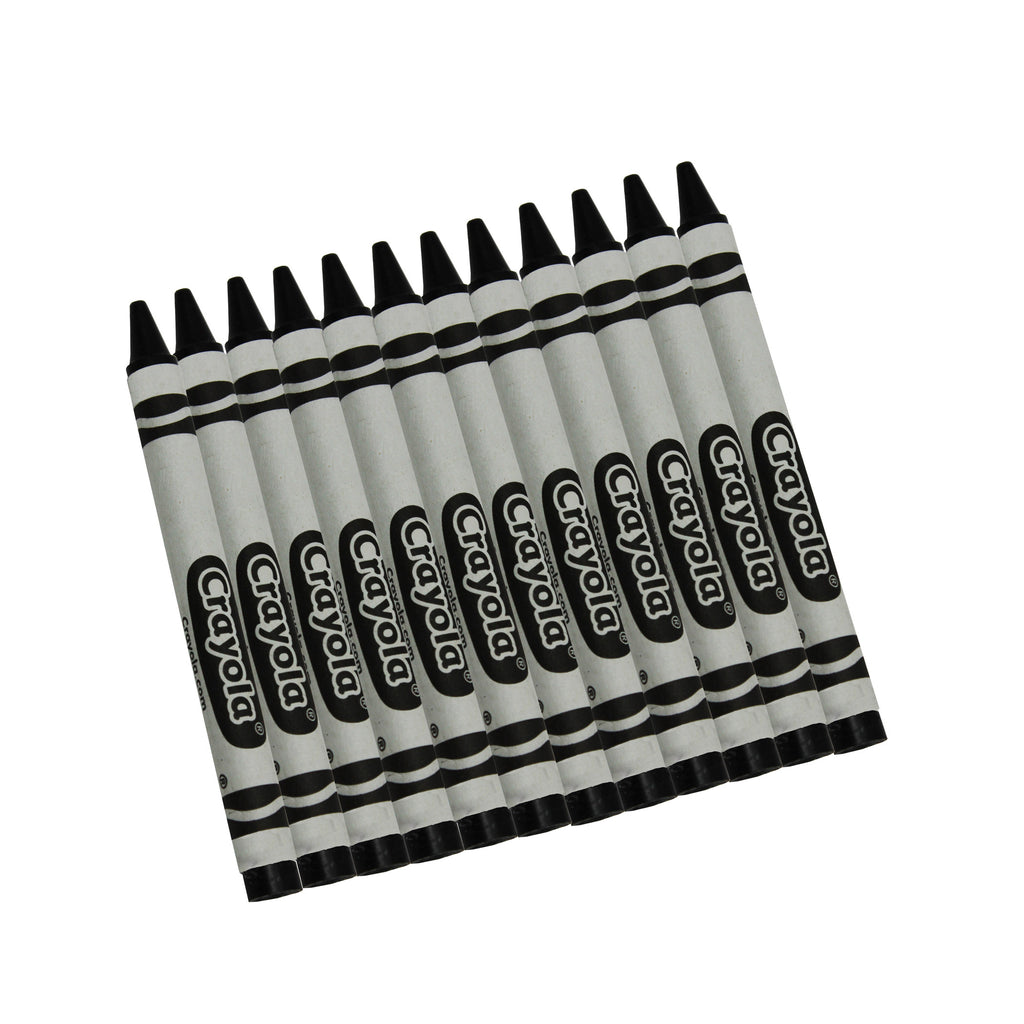 Crayola® Bulk Black Crayons, 12 Count