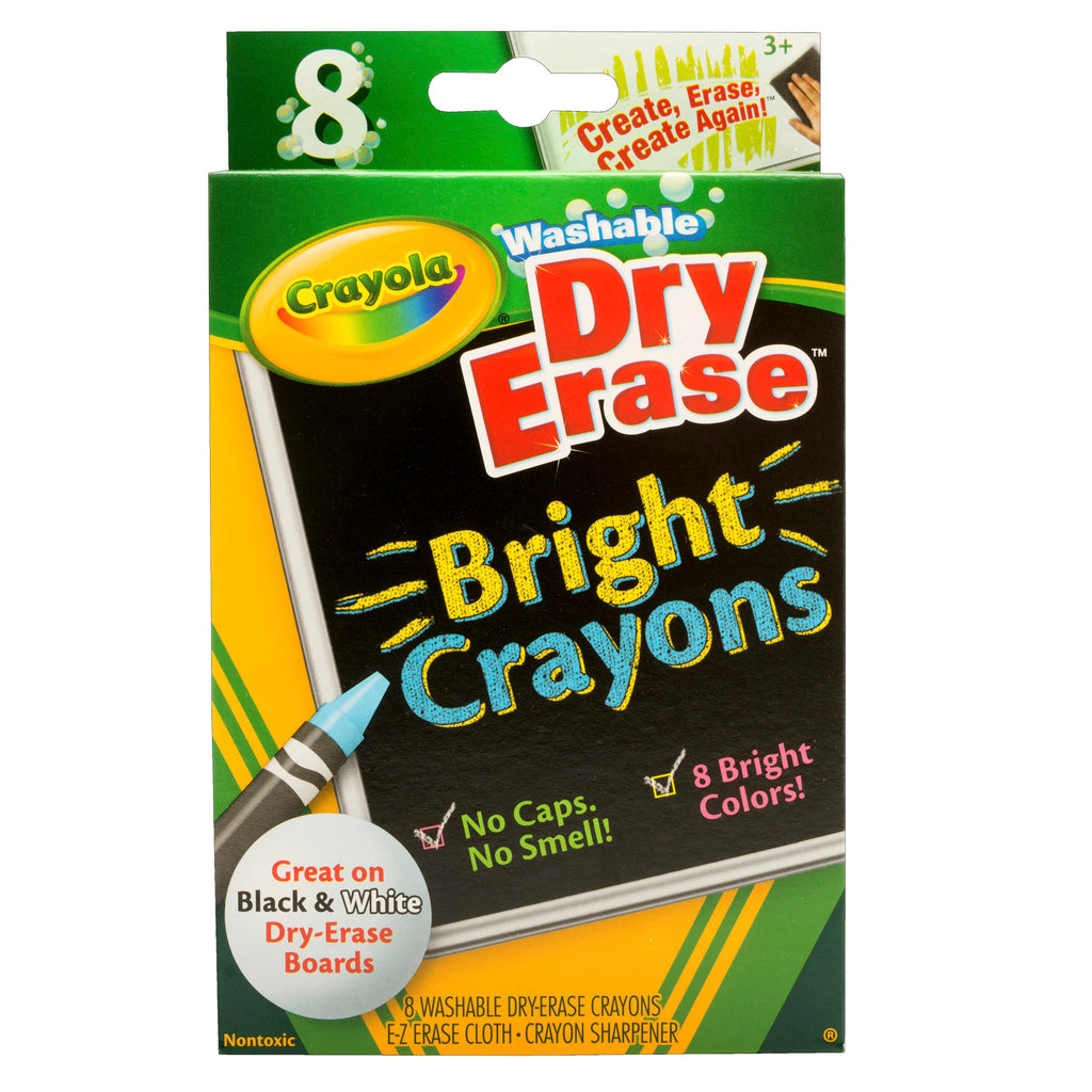 Crayola® Dry Erase Bright 8 Count Crayons