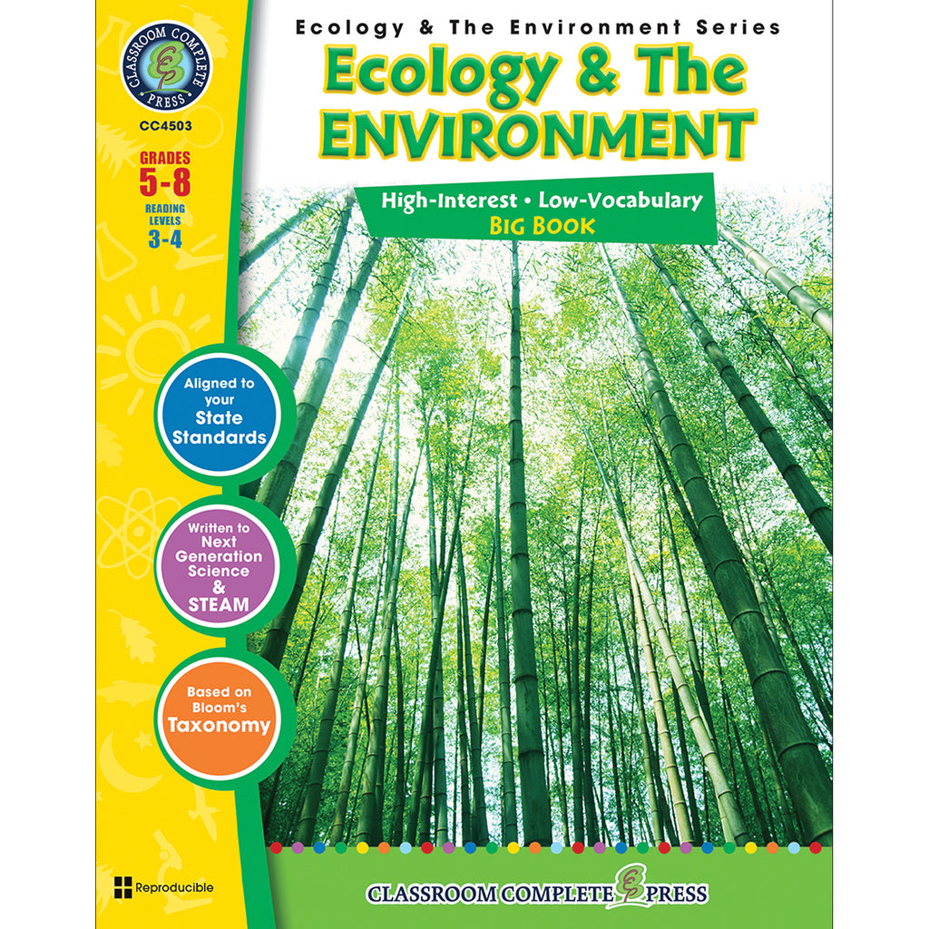 Classroom Complete Press Ecology & The Environment Series Ecology & Environments Big Book