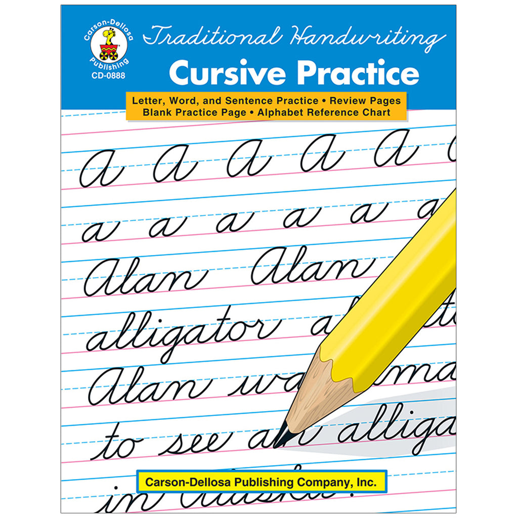 Carson Dellosa Traditional Handwriting: Cursive Practice Workbook