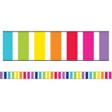 Carson Dellosa Twinkle Twinkle You're A STAR! Vertical Rainbow Stripes Straight Bulletin Board Border (discontinued)