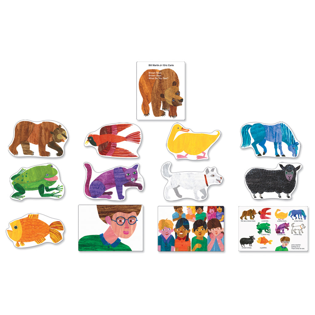 Carson Dellosa Brown Bear, Brown Bear, What Do You See? Bulletin Board Set (discontinued)