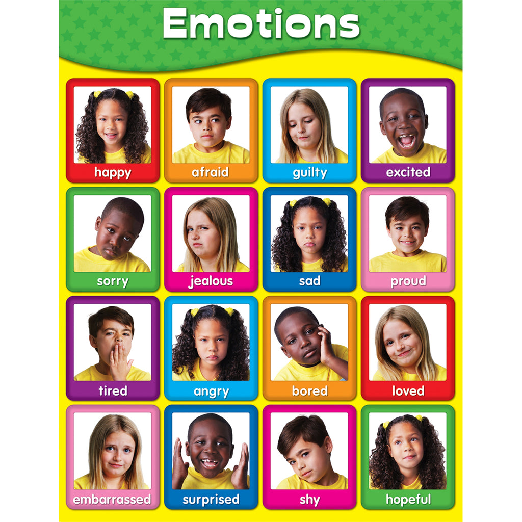 Carson Dellosa Emotions Chart