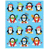 Carson Dellosa Penguins Shape Stickers