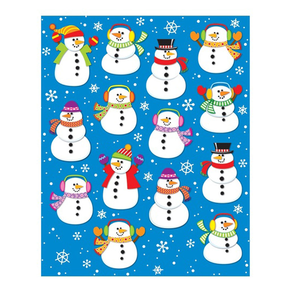 Carson Dellosa Snowmen Shape Stickers (discontinued)